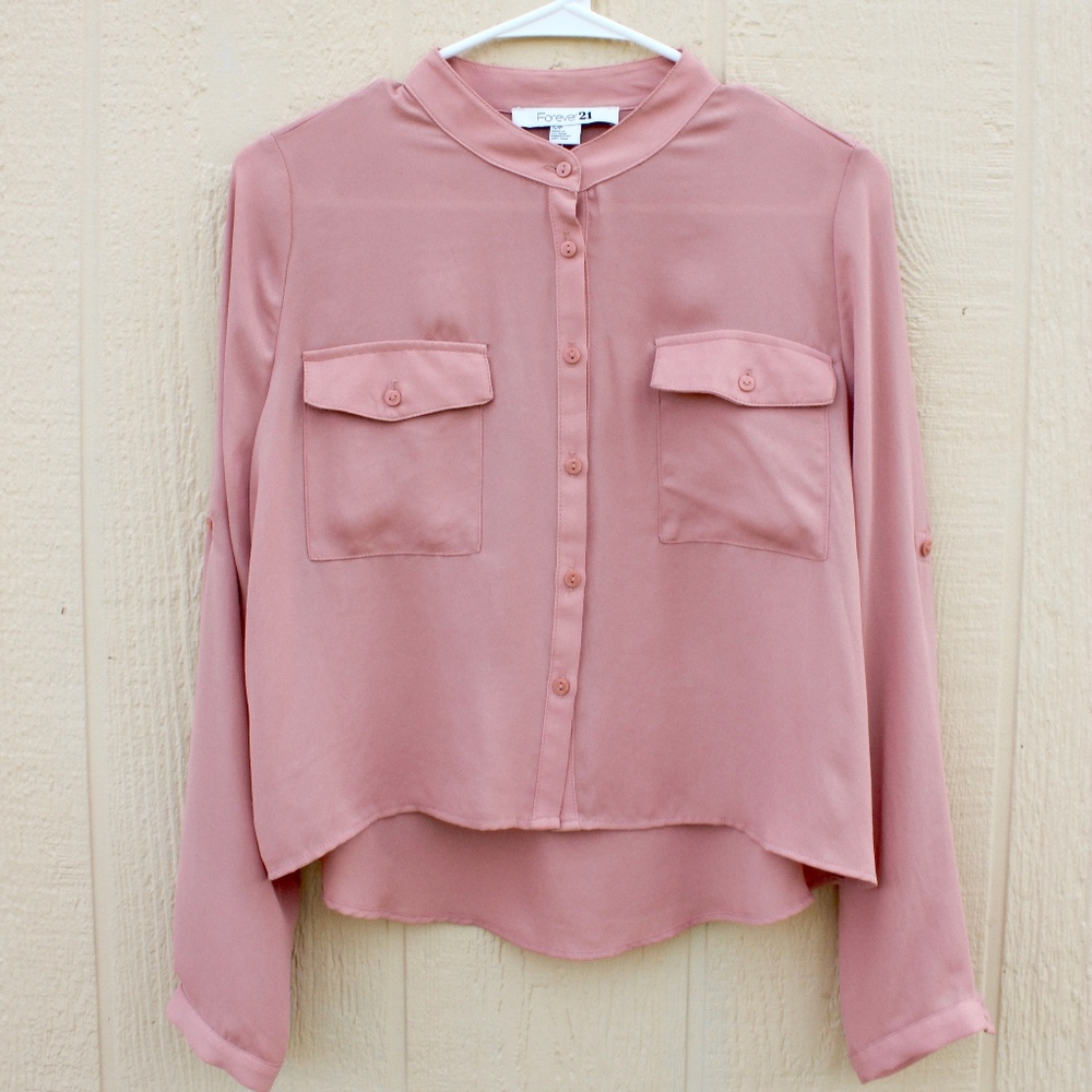 Forever21 Chiffon Long sleeve